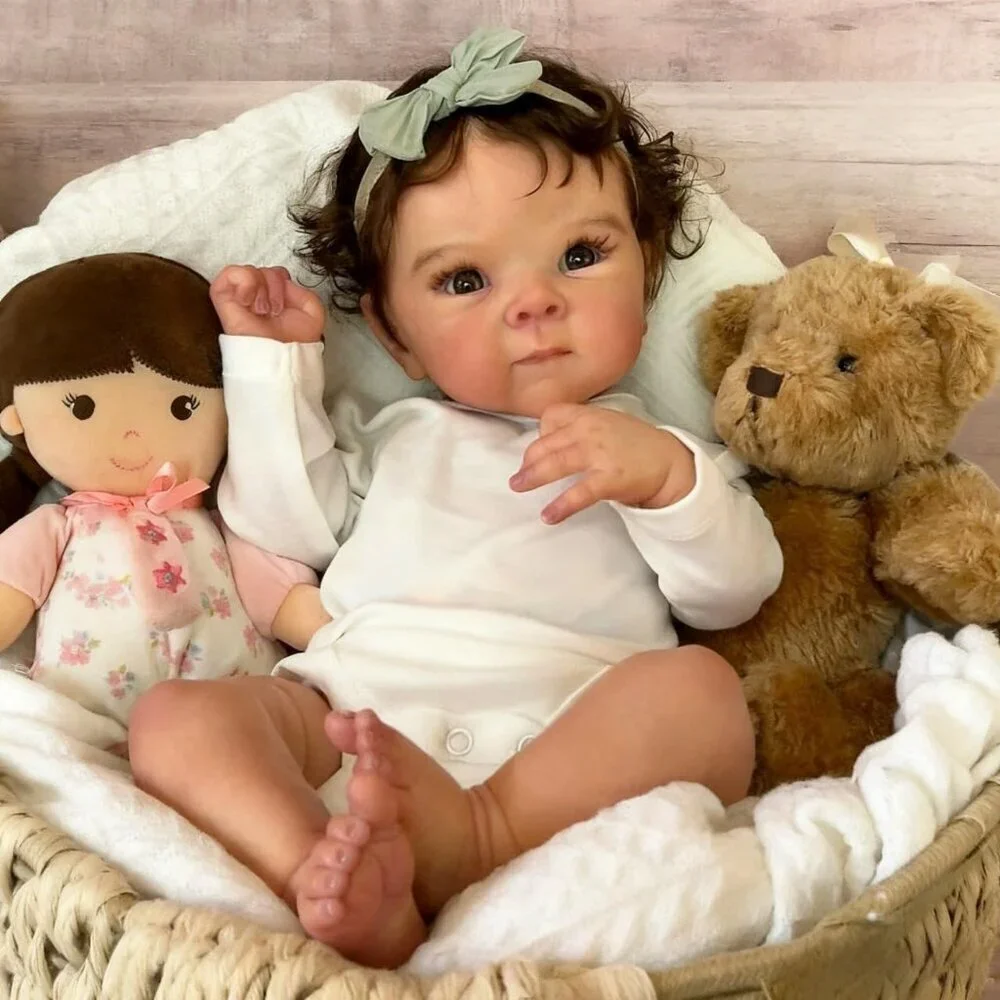 Realistic Reborn Baby Dolls 18 Inch Lifelike Baby Doll Silicone Baby Doll